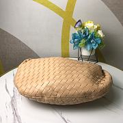 Bottega Veneta Jodie bag in beige intrecciato-woven lambskin leather 40x48x16 cm - 5
