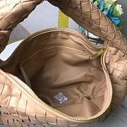 Bottega Veneta Jodie bag in beige intrecciato-woven lambskin leather 40x48x16 cm - 3