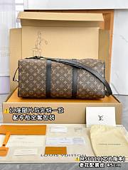 Louis Vuitton Monogram Macassar Keepall Bandouliere 45 M56711 Size 45 x 27 x 20 cm - 6