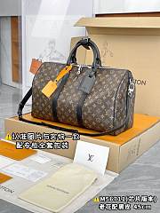 Louis Vuitton Monogram Macassar Keepall Bandouliere 45 M56711 Size 45 x 27 x 20 cm - 5