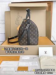 Louis Vuitton Monogram Macassar Keepall Bandouliere 45 M56711 Size 45 x 27 x 20 cm - 4