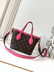Louis Vuitton LV Neverfull Bandoulière Inside Out BB women's bag in pink color M12106 24x14x9 cm - 6