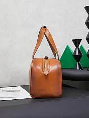 Miu Miu Logo Top-handle Bag in Aged Calfskin 28X15X13 cm - 3