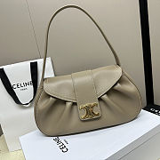 Celine Polly bag in beige supple calfskin leather 13 X 7 X 4 cm - 1