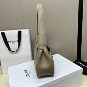 Celine Polly bag in beige supple calfskin leather 13 X 7 X 4 cm - 5