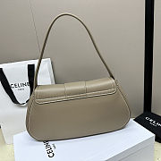 Celine Polly bag in beige supple calfskin leather 13 X 7 X 4 cm - 4