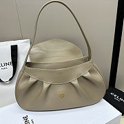 Celine Polly bag in beige supple calfskin leather 13 X 7 X 4 cm - 3