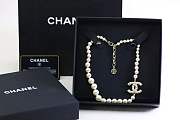 Chanel Pearl Necklace CC Women's Necklace in White - 2