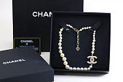 Chanel Pearl Necklace CC Women's Necklace in White - 6