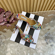 Aquazzura studded sandals in a multi-colored finish - 2