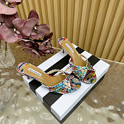 Aquazzura studded sandals in a multi-colored finish - 5