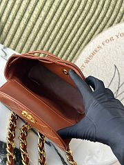 Chanel Vintage Duma backpack in brown leather 21*10*20.5cm - 6