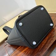 Hermes Picotin Black Silver Bag 18cm  - 5
