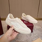 Gucci sneakers in white suede and mesh - 1