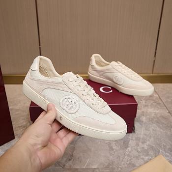 Gucci sneakers in white suede and mesh