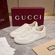 Gucci sneakers in white suede and mesh - 3