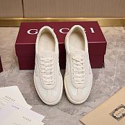 Gucci sneakers in white suede and mesh - 5