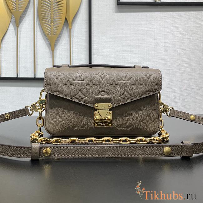  Louis Vuitton Pochette Métis East West bag in Monogram Empreinte leather 21.5x13.5x6 cm - 1
