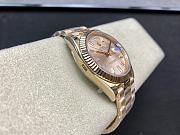 Rolex Day-Date 40 Champagne Dial Diamond watch - 4