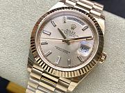 Rolex Day-Date 40 Champagne Dial Diamond watch - 2