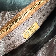 Prada Bonnie medium suede shoulder bag in a cocoa brown color 32x15.5x12cm - 2