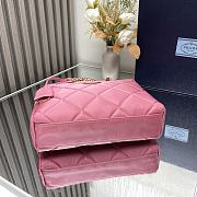Prada nylon quilted chain bag in a hot pink color 25x24x5cm - 6