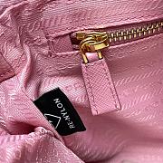 Prada nylon quilted chain bag in a hot pink color 25x24x5cm - 3