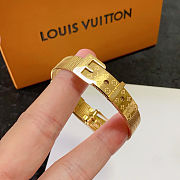Louis Vuitton mesh bracelet with a belt buckle closure - 5