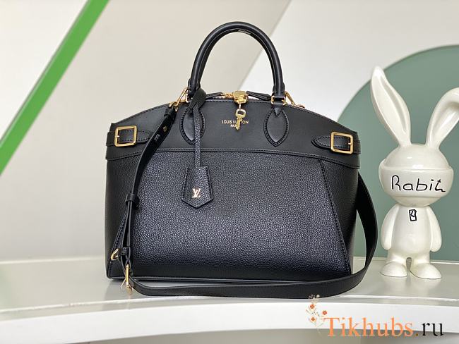 Louis Vuitton Vendôme MM bag in black Taurillon and calfskin leather 36×29×15cm - 1