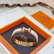 Hermès Clic H bracelet in printed enamel - 3