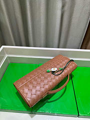 Bottega Veneta Andiamo clutch bag in intrecciato leather 31×14×7 cm - 4