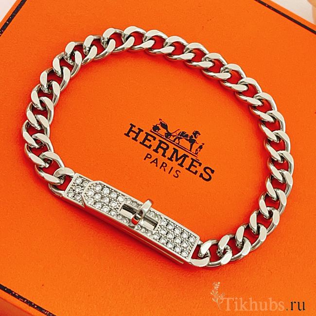 Hermès Kelly Gourmette bracelet  - 1