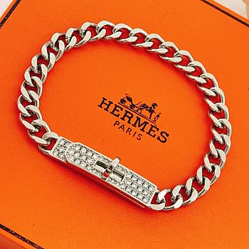 Hermès Kelly Gourmette bracelet 