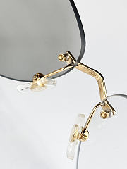Cartier Panthère rimless cat-eye metal sunglasses - 2