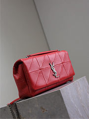 Saint Laurent Jamie bag in red lambskin leather 25x15x7.5 cm - 3