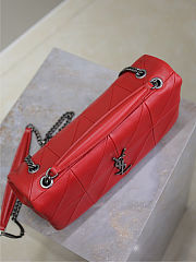 Saint Laurent Jamie bag in red lambskin leather 25x15x7.5 cm - 6