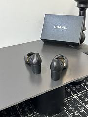 Chanel slingback heels in a black color - 2