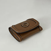 Gucci Blondie leather card case in brown color 11x9 cm - 6