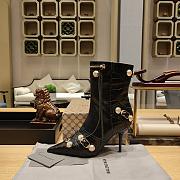 Balenciaga Cagole 90mm ankle boots in black heel 9 cm - 6