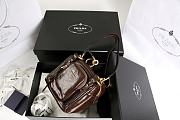 Prada Dangle mini leather top-handle bag 14.5x14x13.5 cm - 4