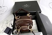 Prada Dangle mini leather top-handle bag 14.5x14x13.5 cm - 2