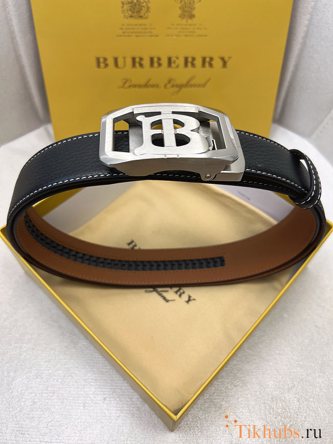 Burberry TB reversible leather belt 35 mm - 1