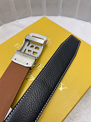Burberry TB reversible leather belt 35 mm - 3
