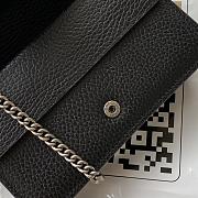  GUCCI DIONYSUS LEATHER SUPER MINI BLACK LEATHER BAG SIZE 16.5cm - 6