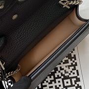  GUCCI DIONYSUS LEATHER SUPER MINI BLACK LEATHER BAG SIZE 16.5cm - 5