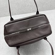 Row Henri bag in brown 30×16×24 cm - 4