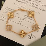 Vancleef and Arpels Vintage Alhambra bracelet, 5 motifs - 3