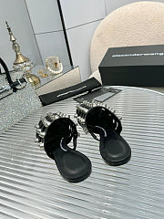 Alexander Wang Women's Rexa Cage Slides in black - 3
