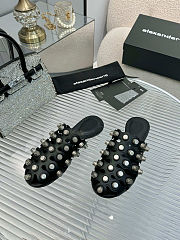 Alexander Wang Women's Rexa Cage Slides in black - 2