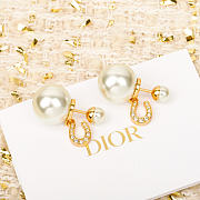 Dior Tribales earrings with white pearls - 5